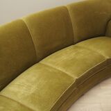 Green velour sofa, Danish design, 1960s, production: Denmark