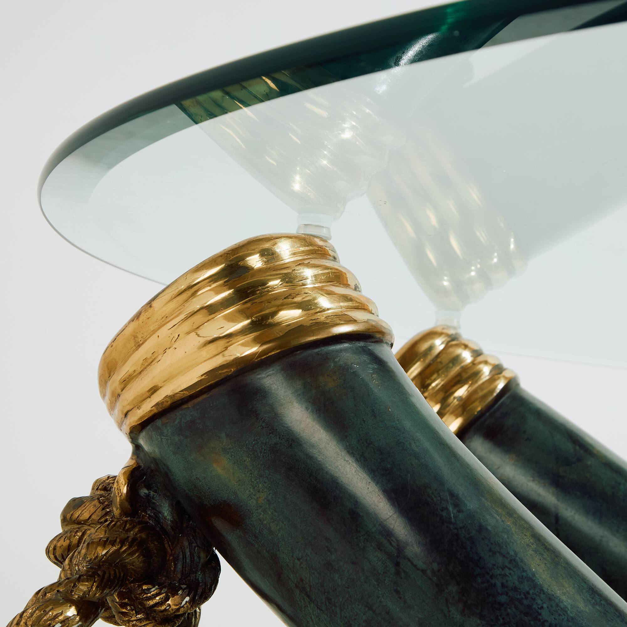 Bronze coffee table by Italo Valenti for Valenti Spain