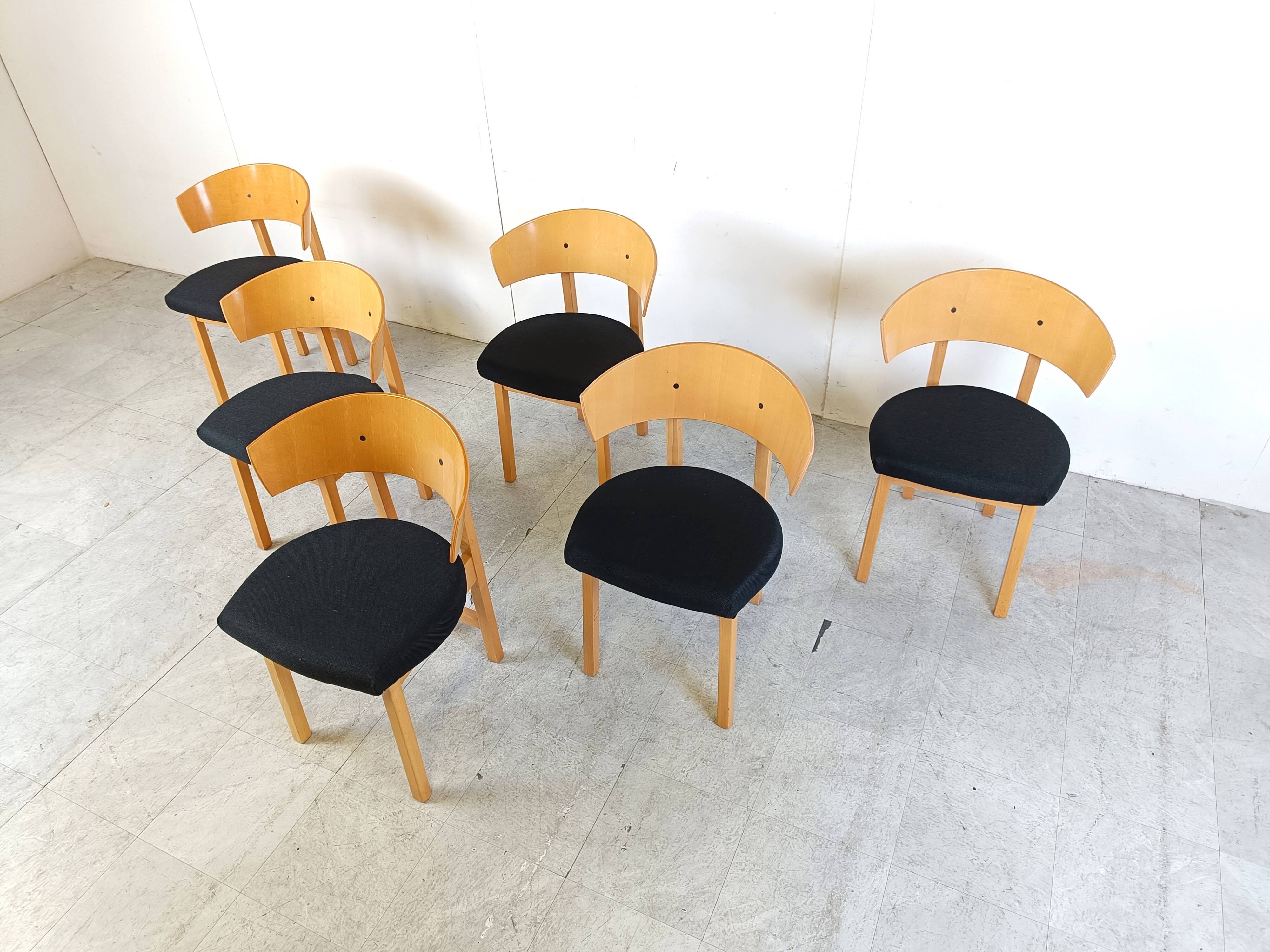 Vintage Ikea dining chairs by Niels Gammelgaard, 1990s