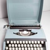Sky Blue Brother Typewriter from 1980