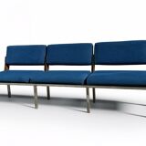 Banc vintage bleu des années 1960 par Roger Tallon