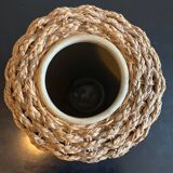 grand vase en osier et grés