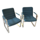 Paire de fauteuils par Karl Erik Ekselius