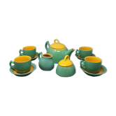 Set de café en céramique par Naj Oleari, fabriqué en Italie