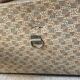 1930s travel trunk art deco fabric
