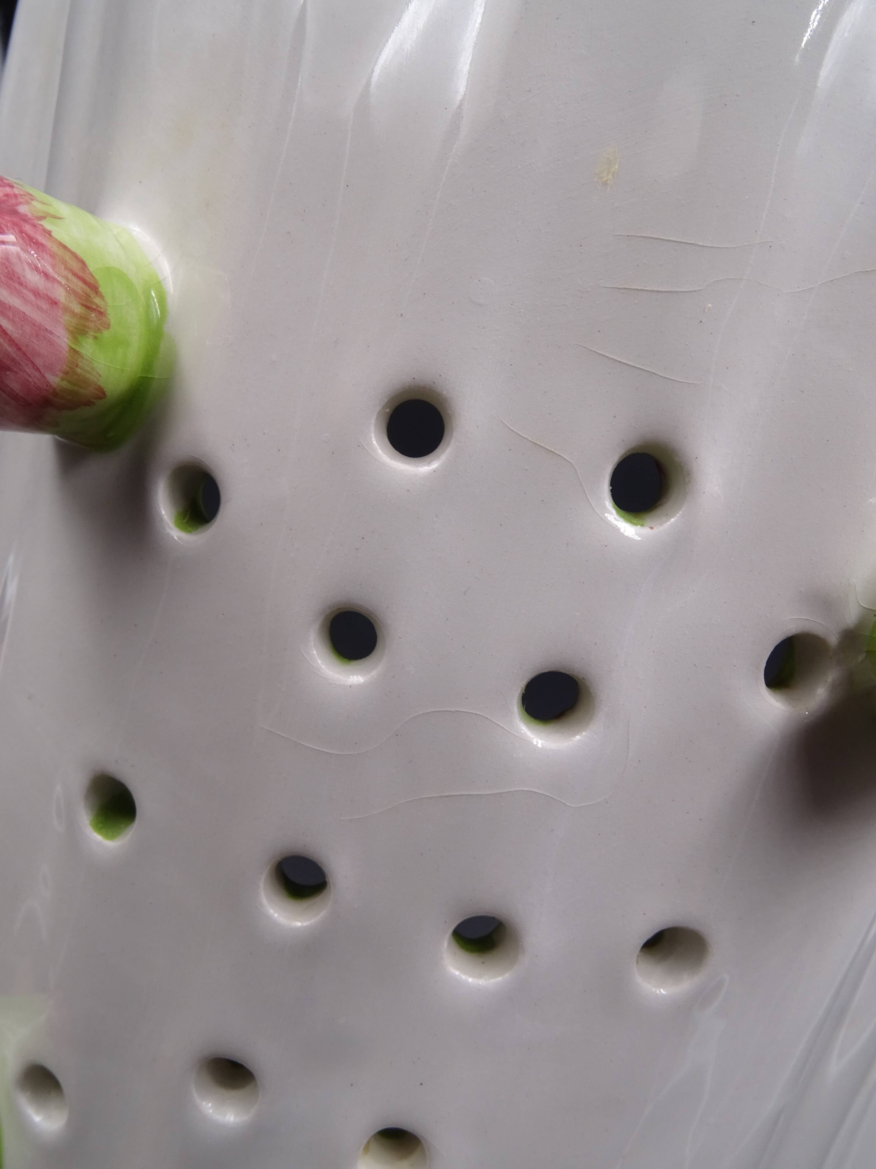 Asparagus dish in bubble