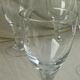 Verres a pied trompeur en verre epais bistrot