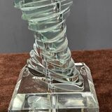 Pair of lamps, massive crystal