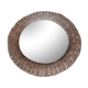 Miroir en rotin de forme sphérique vers 1970