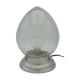 Lampe en verre craquelé