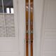 Vintage wooden skis Rossignol Hickory Olympic model 204 cm