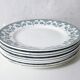 Terre de fer 8 Art Deco flat plates NORMAND model