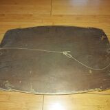 Painted wooden art deco mirror 33 X 51 cm