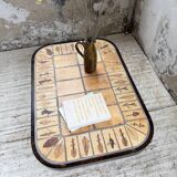 Capron “herbarium” oval coffee table