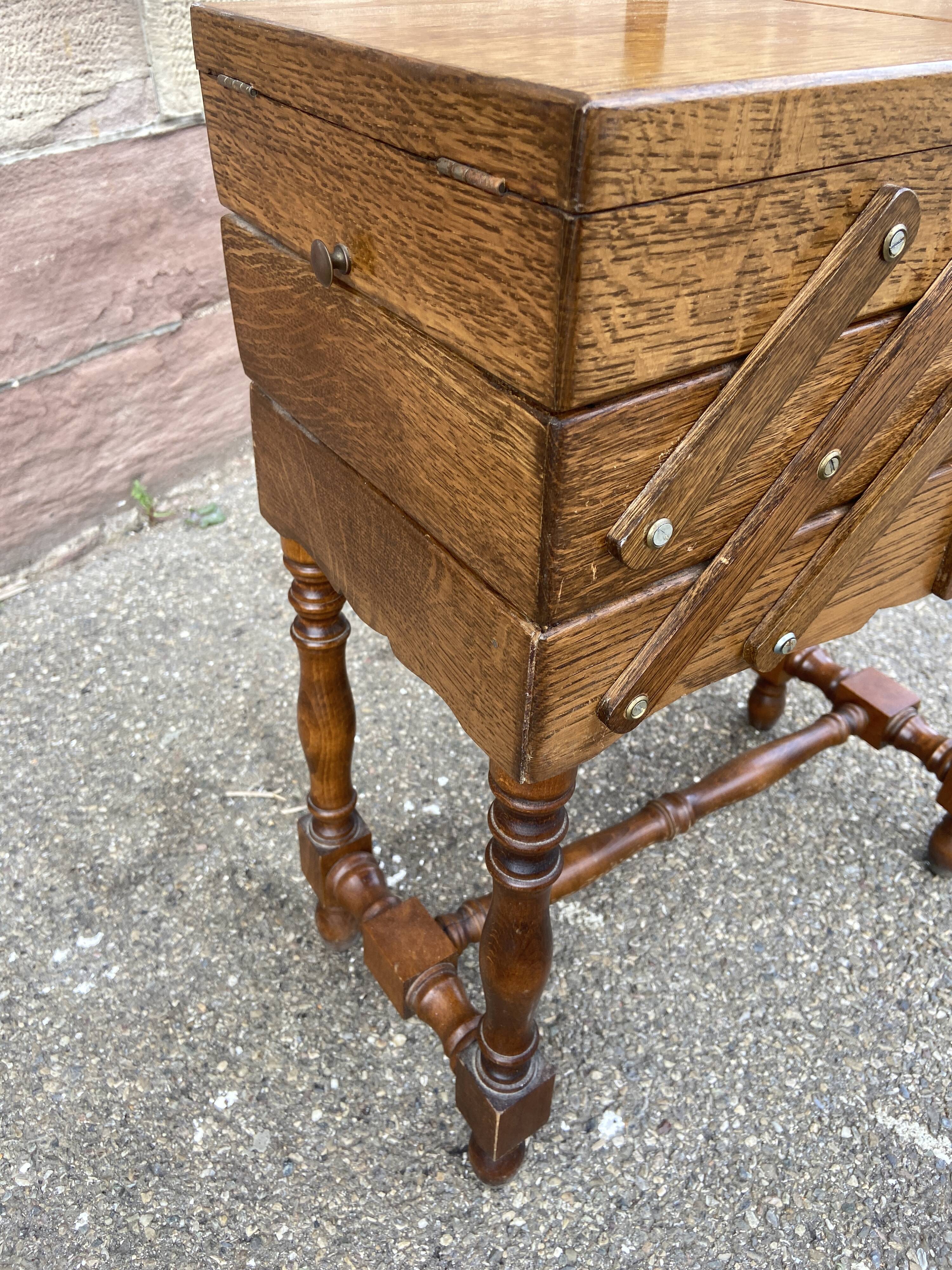 Vintage sewing box worker