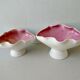 Pair of two-tone ceramic cups, 1950s