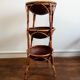 Desserte en rotin vintage