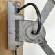 Grey Industrial Gooseneck Scissor Wall Lamp from Elektroinstala, 1960s