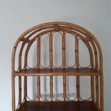 Furniture shelves rattan 60s
