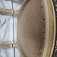 5 chaises en bois laqué blanc style Louis XVI