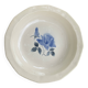 Digoin France cake dish with antique blue rose pattern