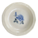 Digoin France cake dish with antique blue rose pattern