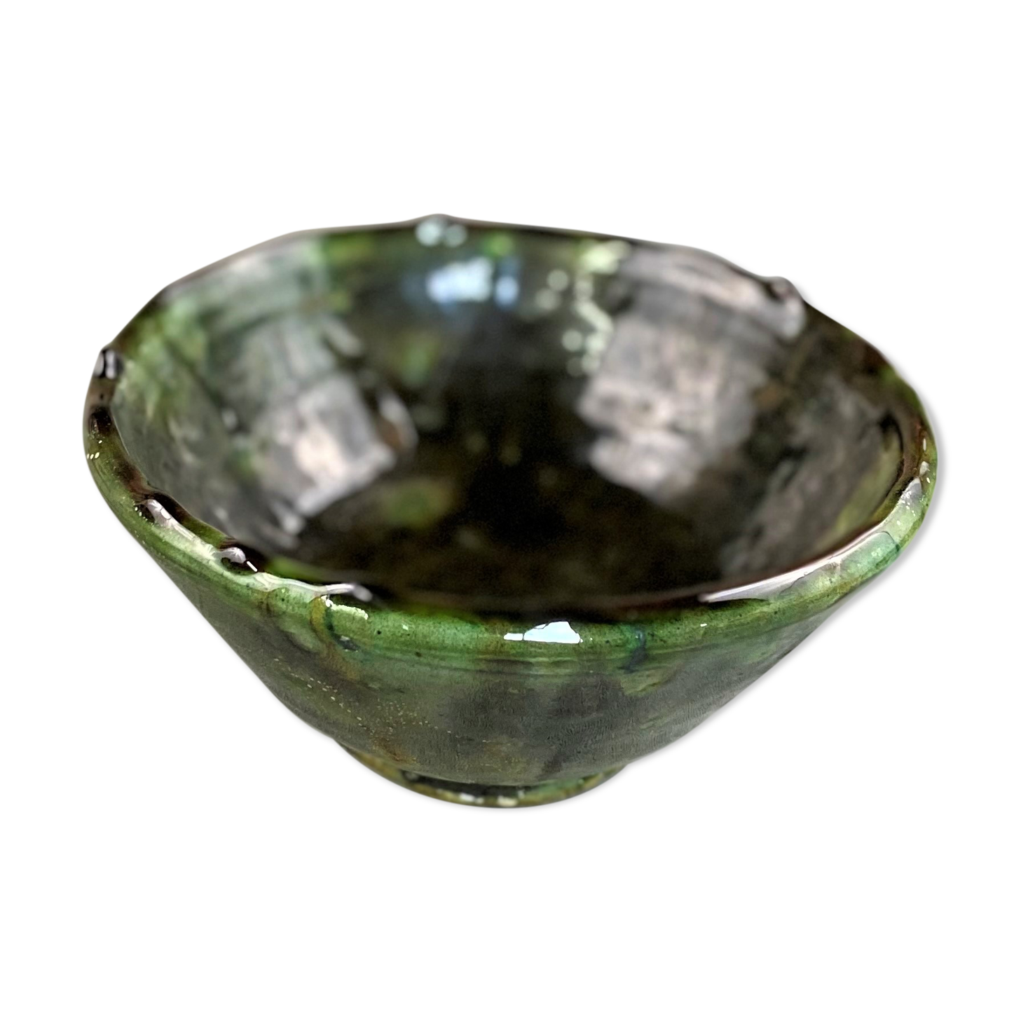 Glazed terracotta bowl