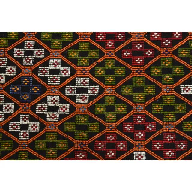 1970s Vintage Turkish Hand-Knotted Wool Cotton Brown Area Rug 159x278