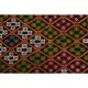 1970s Vintage Turkish Hand-Knotted Wool Cotton Brown Area Rug 159x278