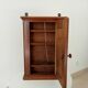 Old bathroom cabinet in solid oak, mid-20th century