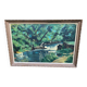Clody.F 1974 oil painting on canvas forest landscape 110x75