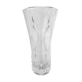 Vase en verre soufflé bord polygonal