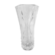 Blown glass vase, polygonal edge, H: 24cm.