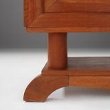 Art Deco Vitrine Cabinet Attributed to Gaston Poisson, France 1940s