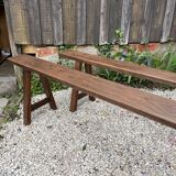 2 Bancs en chêne