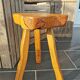 Brutalist tripod stool