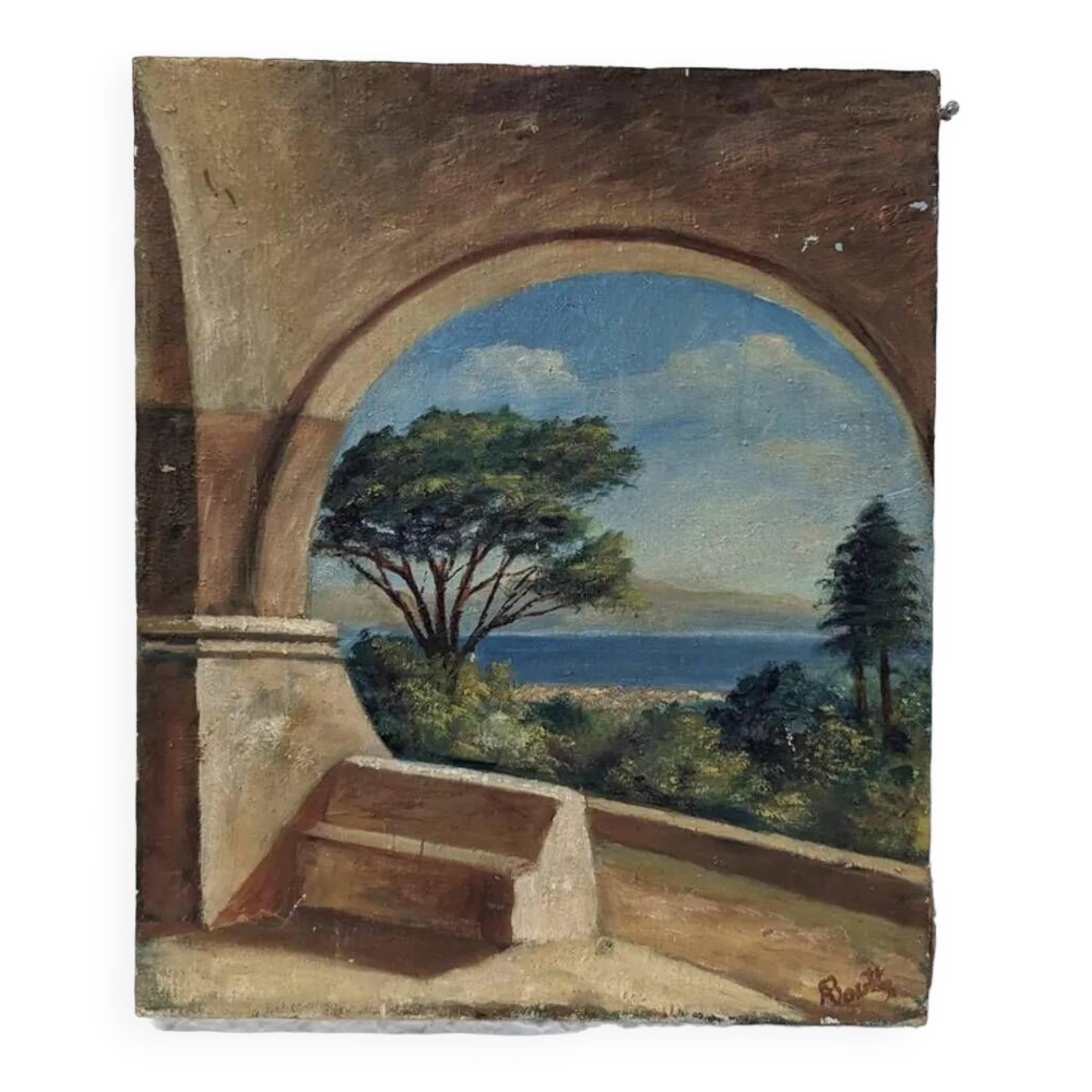 Vue de La Chapelle Ste-Anne à St Tropez