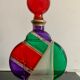 Stained glass bottle, torrigiani collection by Crazy Dad, 1970