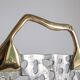 Sculptural brass and aluminium fire screen by David Marshall, 1980s