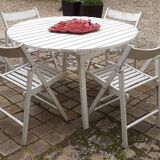 Vintage 60s wooden garden furniture