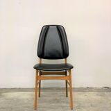 Beech chairs, norway brødrene sørheim, nesttun, 1950s/60s, vintage