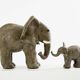 Valérie Courtet sculptures éléphants en grès émaillé circa 2010