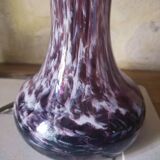 Lampe en verre de Murano améthyste