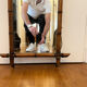 Antique bamboo mirror