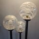 Toni Zucherri floor lamp with Murano globes for Venini
