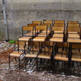 Lot of 40 school chairs 60