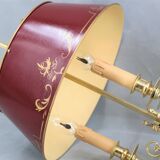 Bouillotte lamp in gilded bronze, Louis XV style, three lights