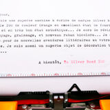 Silver typewriter reed 100 revised orange ribbon new