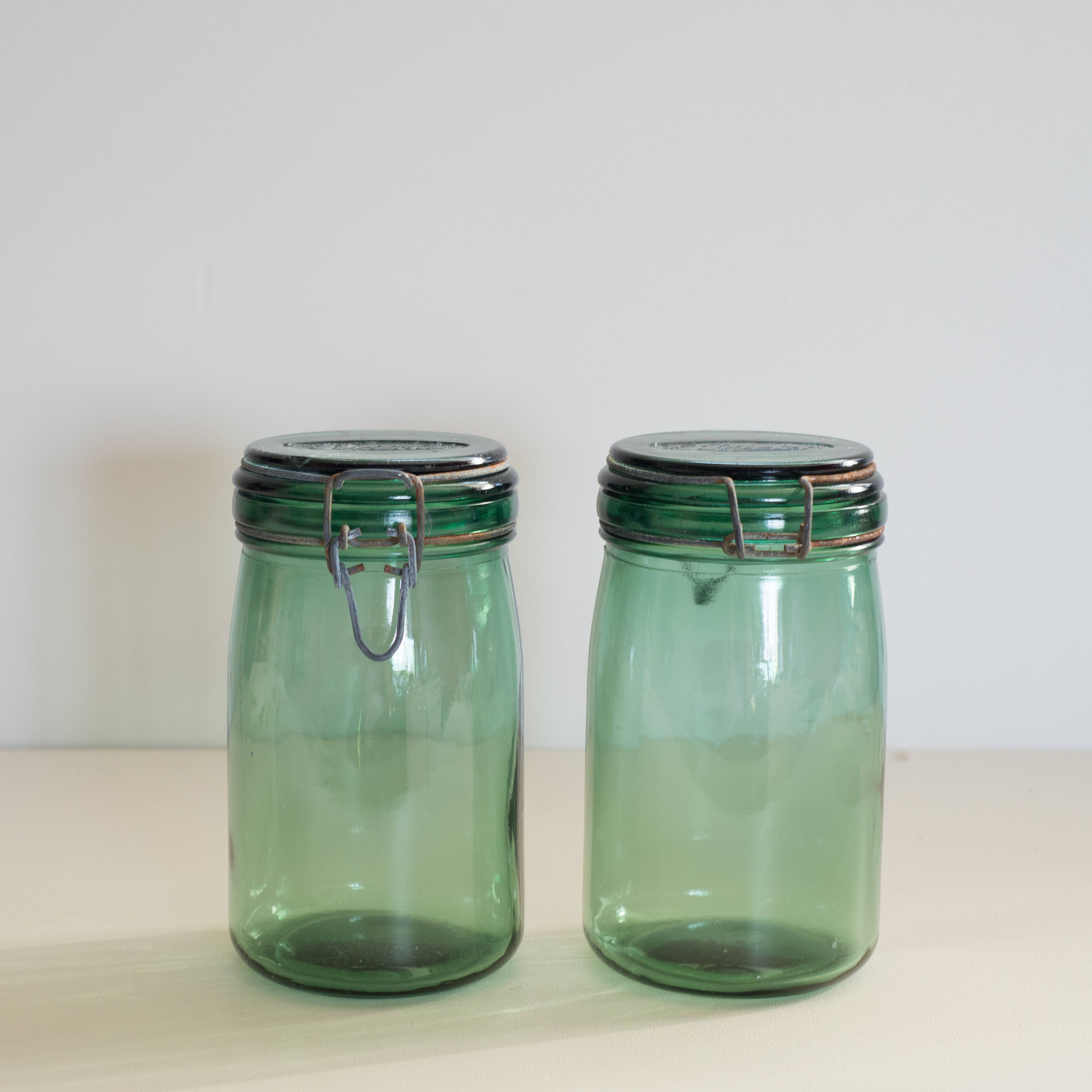 Glass jars