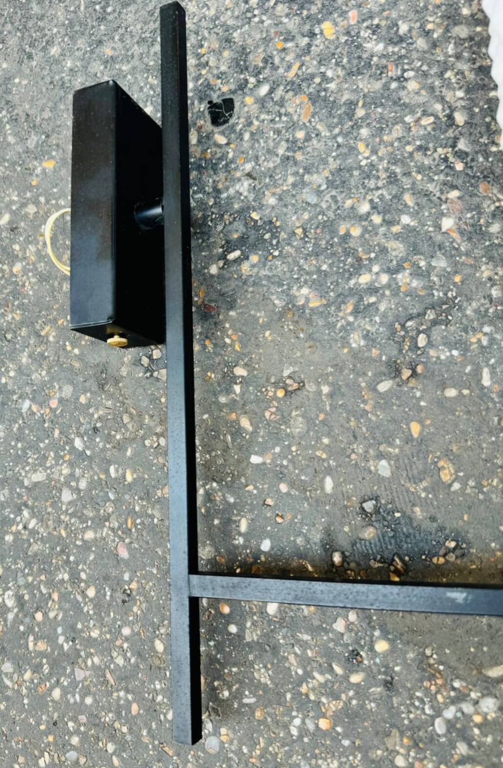 Lampe de pare-chocs en verre, années 60